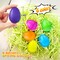 600 Pcs Plastic Easter Eggs,2.35" Bright Colors Easter Eggs for Easter Hunt, Easter Theme Party Decoration, Basket Stuffers Fillers (600)